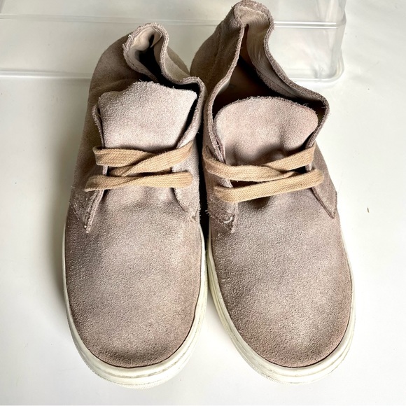 Aldo Suede Leather Lace Up Women's Sneakers Tan Size 7.5 - Picture 3 of 9